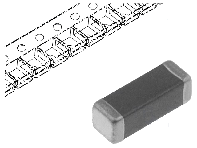 Ferriet: kraal; Imp.@ 100MHz: 80Ω; SMD; 1A; 1806; R: 0,1Ω; -55÷125°C