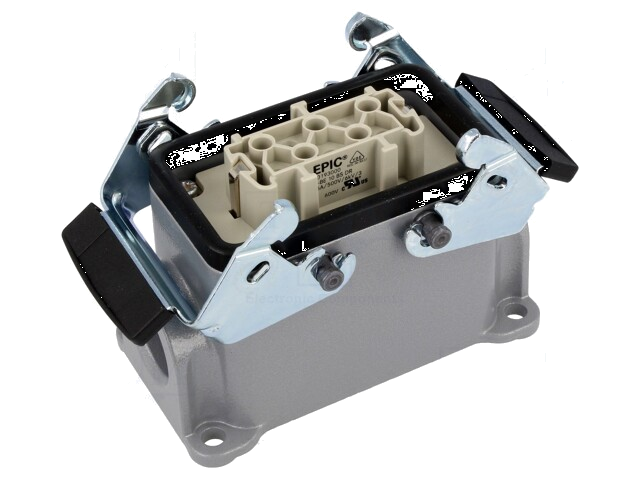 Connector: HDC; contact; vrouwelijk; EPIC KIT; PIN: 10; 10+PE; M25