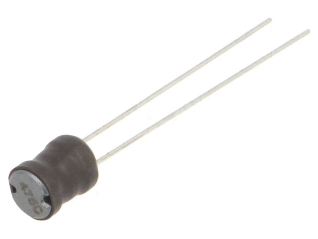 Smoorspoel: draadgewonden; THT; 4,7mH; 81mA; 15Ω; ±10%; Ø6,5x8,5mm