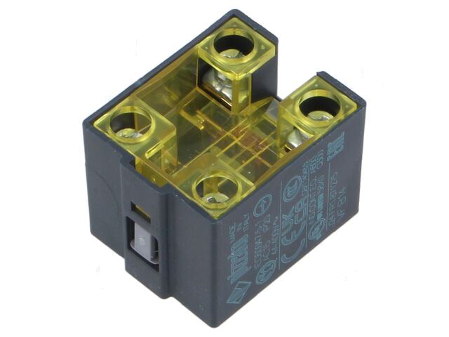 Contactblok; NC x2; 10A; max.400VAC; max.250VDC; -40÷80°C; Cont: Ag
