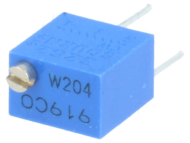 Potentiometer: montage-; staand,meerslagen; 200kΩ; 250mW; ±10%