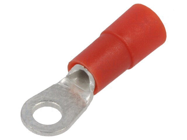 Uiteinde: oog; M3; Ø: 3,2mm; 0,5÷1mm2; klemmen; voor draad; vertind