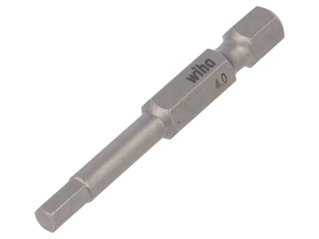 Schroevendraaierbit; binnenzeskant; HEX 4mm; Tot.l: 50mm