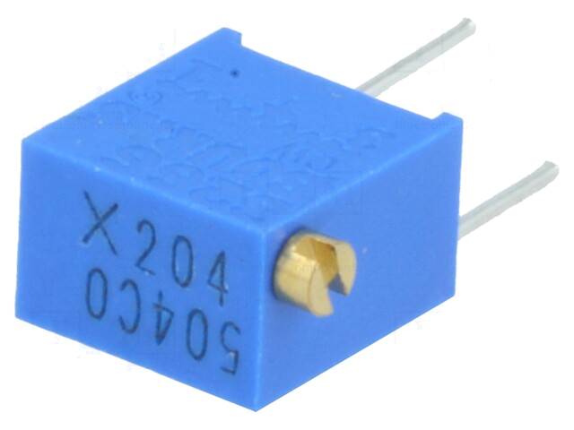 Potentiometer: montage-; meerslagen; 200kΩ; 250mW; ±10%; lineair