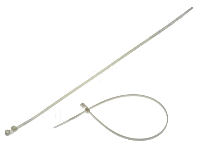 Kabelbinder; met bevestigingsopening; L: 370mm; W: 4,8mm; 215,5N