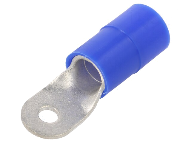 Uiteinde: oog; M6; Ø: 6,5mm; 50mm2; klemmen; voor draad; geïsoleerd