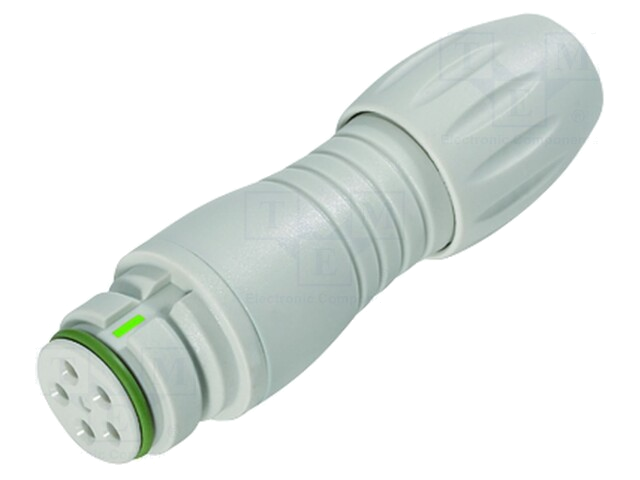 Connector: rond; 720; 125V; PIN: 8; stekker; vrouwelijk; solderen