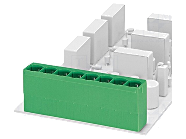 Ontkoppelbare terminal strip; 10,16mm; banen: 5; recht; contact