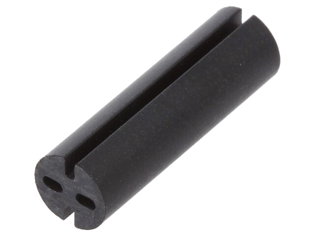 Afstandbus; LED; Øext: 5,1mm; ØLED: 5mm; L: 17mm; zwart; UL94V-0