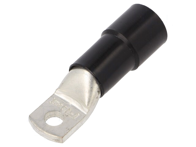 Uiteinde: buis; M6; Ø: 6,5mm; 50mm2; klemmen; voor draad; geïsoleerd