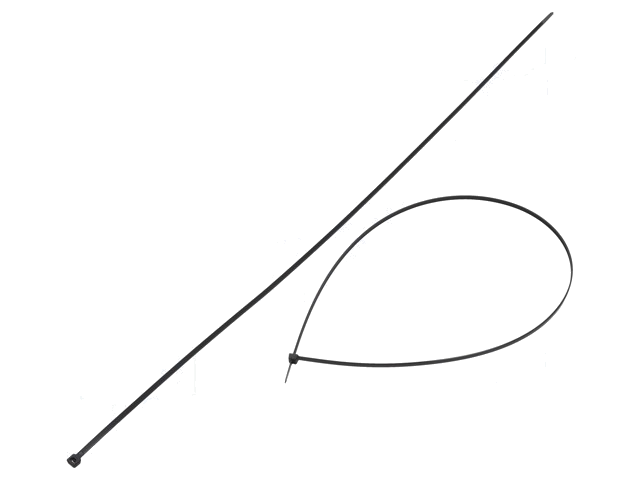 Kabelbinder; L: 750mm; W: 4,8mm; polyamide; 222N; zwart; Ømax: 227mm