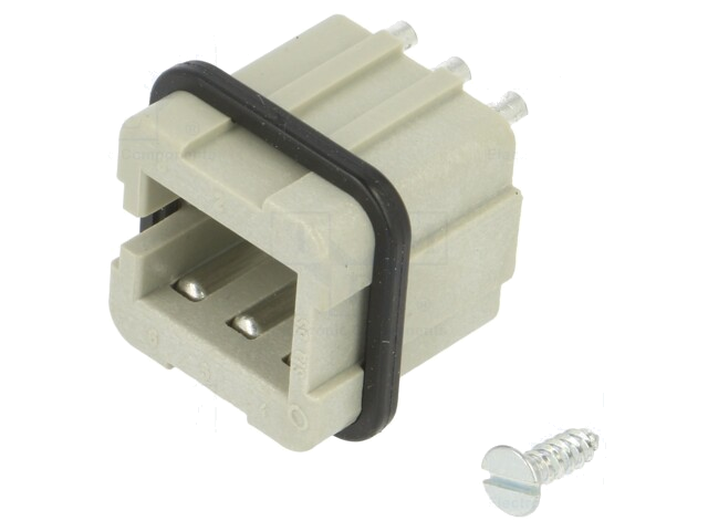 Connector: HDC; vrouwelijk; EPIC STA; PIN: 6; maat H-A 3; 10A; 60V