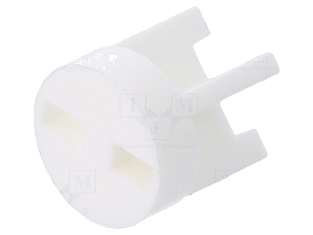 Afstandbus; LED; Øext: 6mm; ØLED: 5mm; L: 6,5mm; natuurlijk; UL94V-0