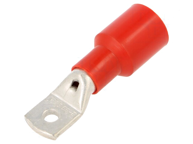 Uiteinde: buis; M6; Ø: 6,4mm; 50mm2; klemmen; voor draad; geïsoleerd