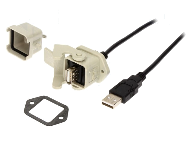 Kabel-adapter; USB-A aansluiting,USB-A-stekker; 1310; USB 2.0