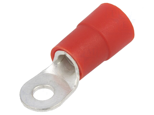 Uiteinde: oog; M4; Ø: 4,3mm; 10mm2; klemmen; voor draad; geïsoleerd