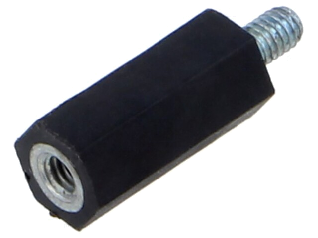 Isolatiebus; Int.schroefdraad: M4; L: 20mm; UL94V-0; Mat: polyester