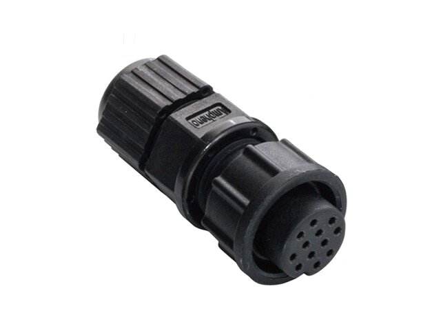 Connector: rond; stekker; maat B; vrouwelijk; PIN: 6; bajonet; 5A