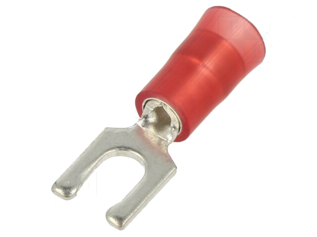 Uiteinde: vork; Ø: 3,5mm; 0,5÷1mm2; klemmen; voor draad; geïsoleerd