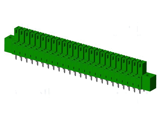 Connector: ontkoppelbare terminal strip; contact; vrouwelijk