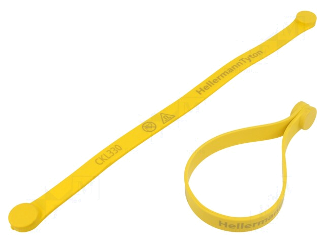 Cable tie; multi use,with magnetic closure; L: 330mm; W: 15mm