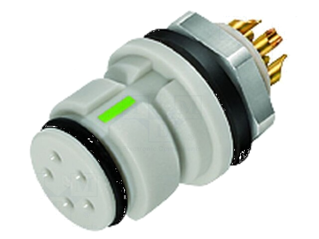 Connector: rond; 620; 125V; PIN: 3; contact; vrouwelijk; solderen