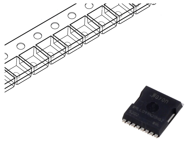 Transistor: N-MOSFET; unipolair; TOLL