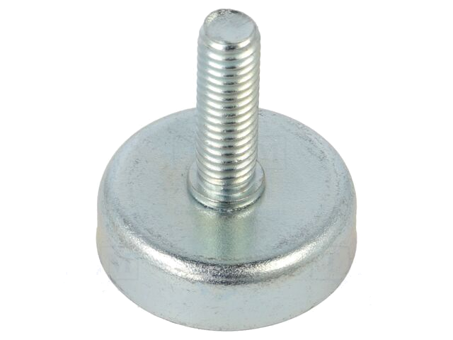 Magneet: vast; hard ferriet; 40N; Ø: 25mm; H: 7mm; staal; staal