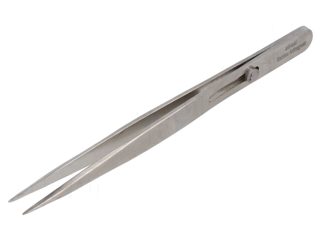 Pincet; 140mm; De vorm van de punt: scherp; universeel