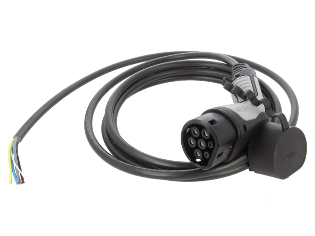 Kabel: eMobility; 1x0,5mm2,5x2,5mm2; 480V; 16,63kW; IP44; 4m; 20A