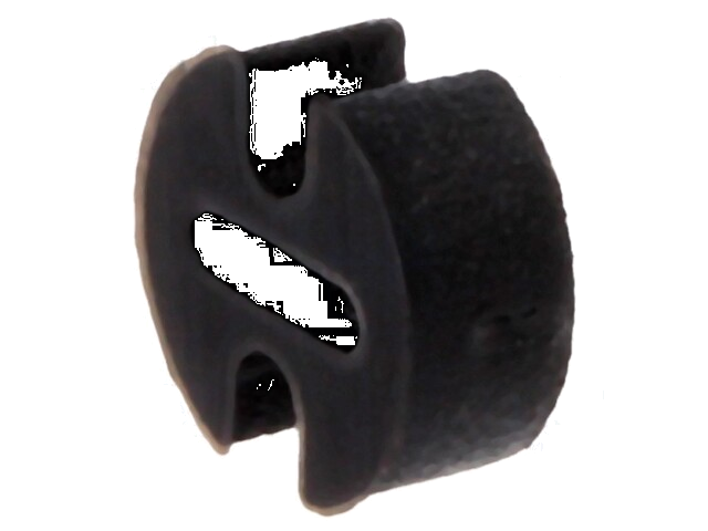 Afstandbus; LED; Øext: 4,5mm; ØLED: 3mm; L: 2mm; zwart; UL94V-2