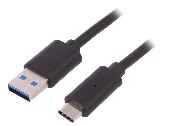 Kabel; USB 3.0; USB-A-stekker,USB-C-stekker; 1,2m