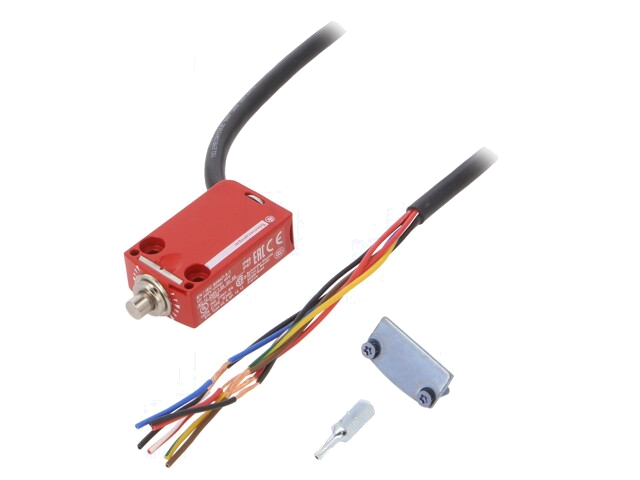 Eindschakelaar; pin Ø07mm; NC x2 + NO; 1,5A; max.250VAC; IP68
