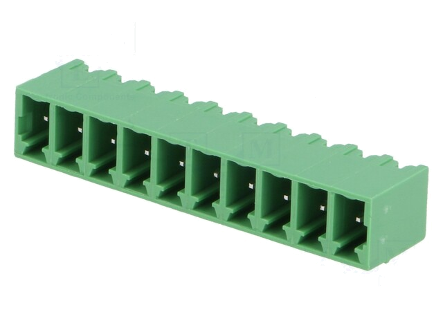 Ontkoppelbare terminal strip; 3,81mm; banen: 10; recht; contact