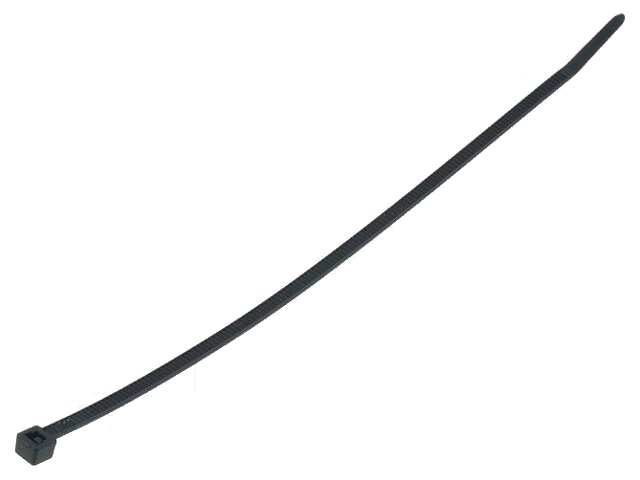 Kabelbinder; L: 198mm; W: 3,5mm; polyamide; 135N; zwart; Ømax: 50mm