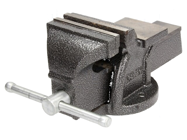 Bankschroef; ijzerverbinding; 125mm; tafelmontage,met aambeeld