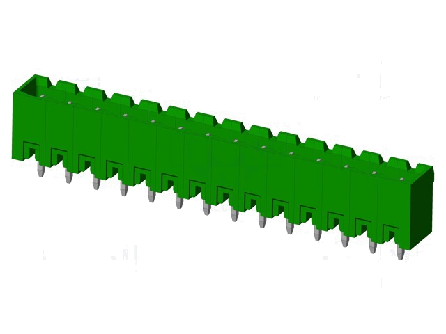 Connector: ontkoppelbare terminal strip; contact; mannelijk