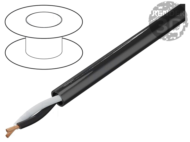 Leiding; 1x2x16AWG; LonWorks; koord; Cu; LSZH; wit; 305m; CPR: Dca