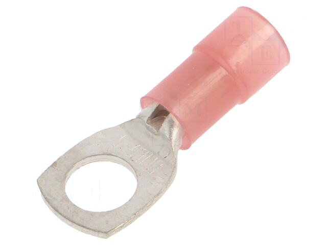 Uiteinde: buis; M5; Ø: 5,2mm; 0,25÷1,5mm2; klemmen; voor draad; rood