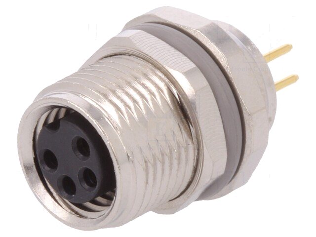 Connector: M8; vrouwelijk; PIN: 4; niet afgeschermd; contact; IP67