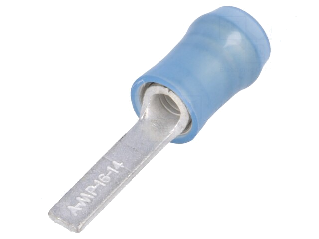 Uiteinde: platte; 2,92mm; 1,04÷2,62mm2; klemmen; voor draad; blauw