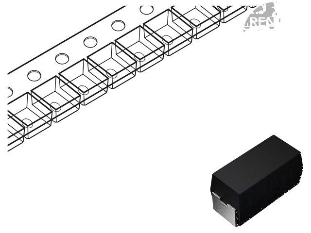 Condensator: polymeer; low ESR; 56uF; 10VDC; D; 2917; ESR: 15mΩ; SMD