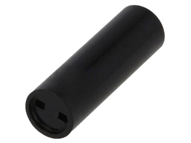 Afstandbus; LED; Øext: 5mm; ØLED: 3mm; L: 17mm; zwart