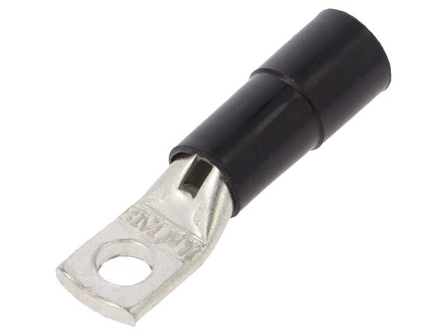 Uiteinde: buis; M5; Ø: 5,2mm; 10mm2; klemmen; voor draad; geïsoleerd