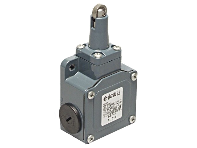Eindschakelaar; roller van staal Ø13mm; NO + NC; 10A; max.500VAC
