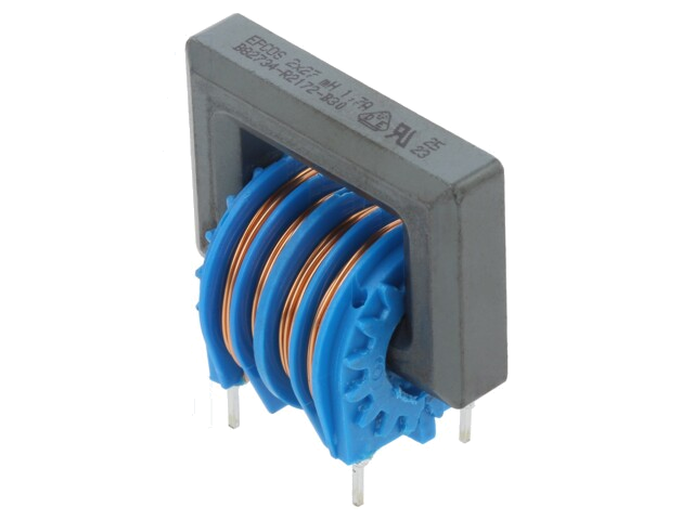 Smoorspoel: common mode; THT; 27mH; 1,7A; 320mΩ; -30÷50%; verticaal
