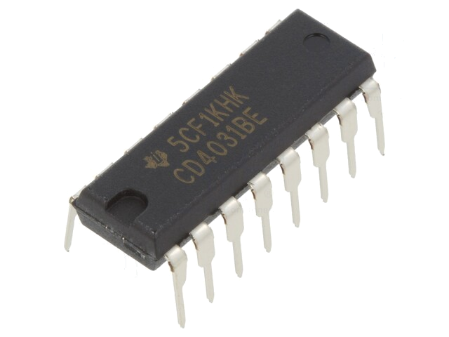 IC: digitaal; statisch schuifregister; CMOS; THT; DIP16; 3÷18VDC