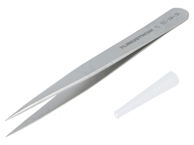 Pincet; 110mm; Bladen: smal; De vorm van de punt: scherp