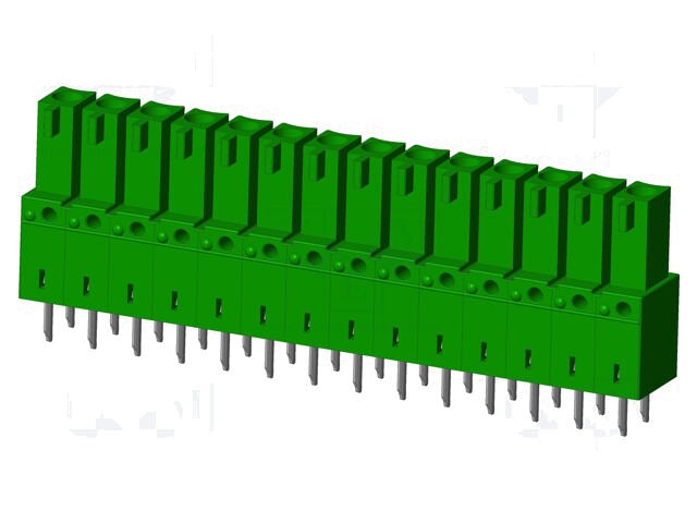 Connector: ontkoppelbare terminal strip; contact; vrouwelijk