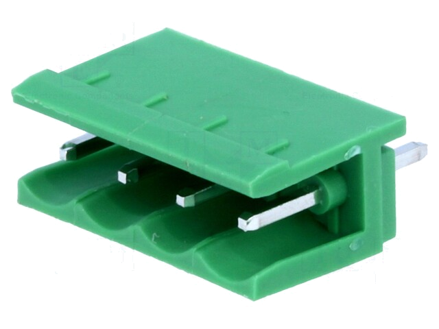Ontkoppelbare terminal strip; Contactr: 5,08mm; banen: 4; recht